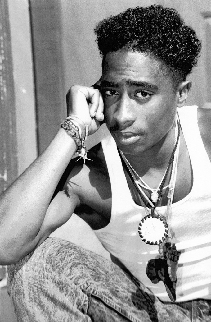 Tupac Poses As A Young Artist