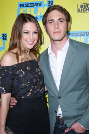 Melissa Benoist, left, and Blake Jenner arrive at the premiere of "Everybody Wants Some" at the Paramount Theatre during South By Southwest on Friday, March 11, 2016, in Austin, Texas. (Photo by Rich Fury/Invision/AP)