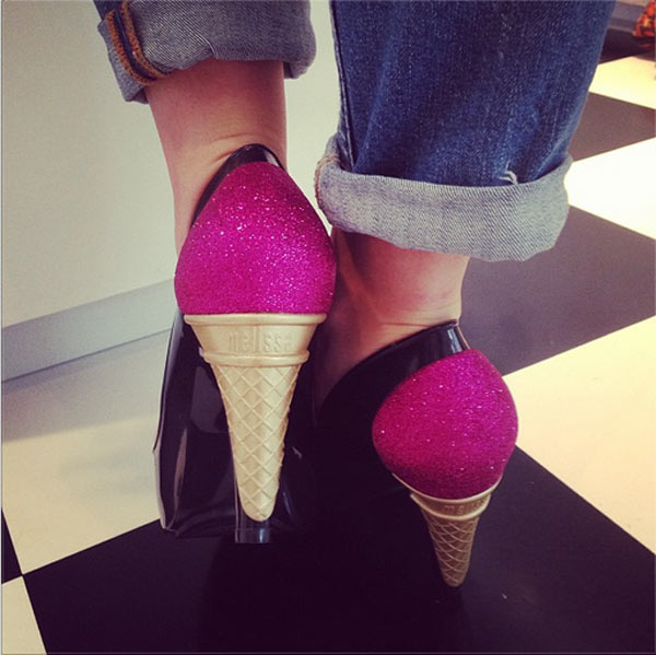 ice cream cone heels