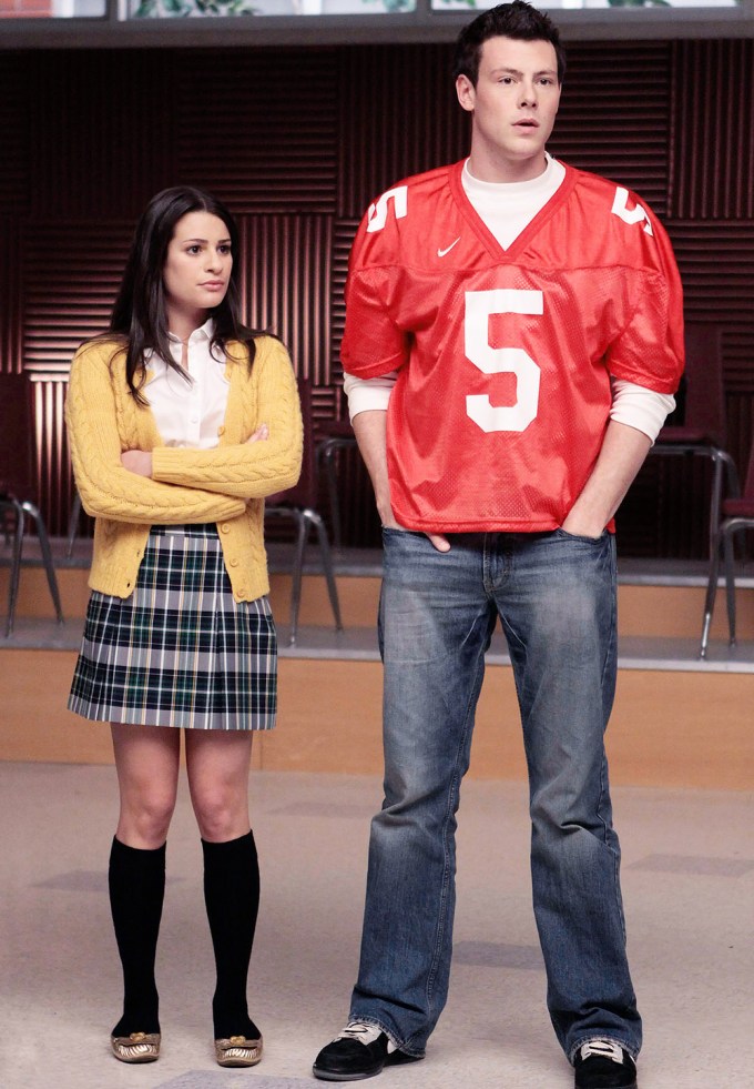 GLEE, (from left): Lea Michele, Cory Monteith, ‘Showmance’, (Season 1, ep. 102, aired Sept. 9, 2009)
