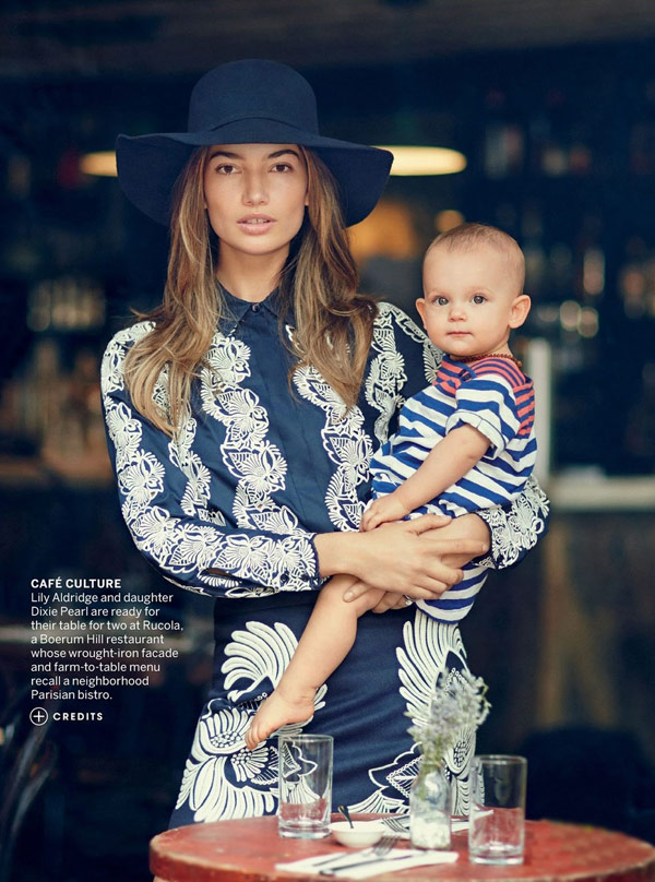 Lily Aldridge’s Daughter Makes Her Modeling Debut In ‘VOGUE’ — See ...