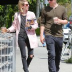 Emma Roberts and Evan Peters out and about in Los Angeles, America - 01 Apr 2014