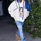 *EXCLUSIVE* ASAP Rocky is spotted for the first time hitting the music studio after the birth of his son!
