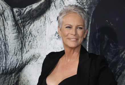 Jamie Lee Curtis at the Los Angeles premiere of 'Halloween' held at the TCL Chinese Theatre in Hollywood, USA on October 17, 2018.; Shutterstock ID 1207346980; purchase_order: Photo; job: Farrah