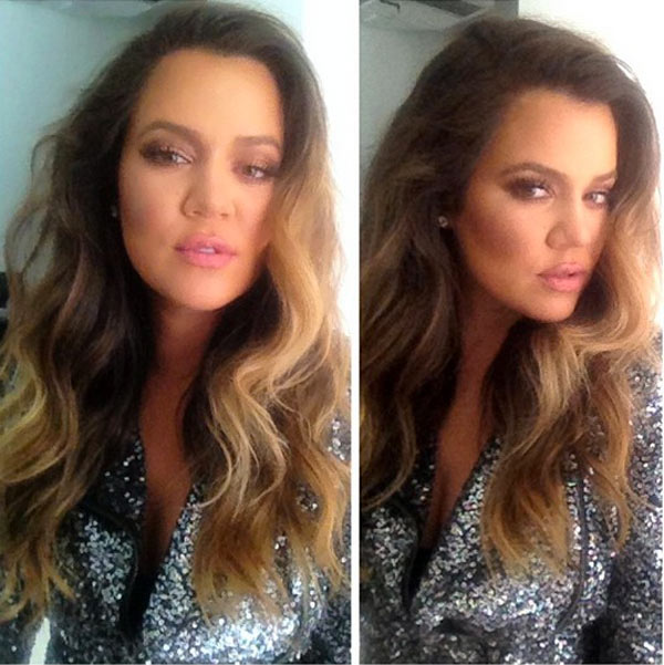 Khloe Kardashian Rocks Long Loose Waves Hollywood Life