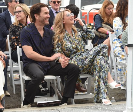Kaley Cuoco and Tom Pelphrey Greg Berlanti receive stars on the Hollywood Walk of Fame May 23, 2022 in Los Angeles, California, USA.