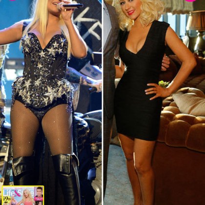Christina Aguilera's Style: The Tonight Show with Jay Leno, November 28th,  2013
