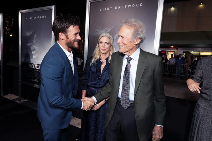 Scott Eastwood With His Dad At The Premiere of ‘The Mule’