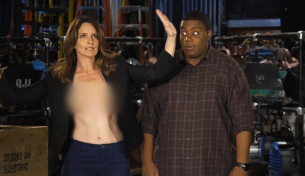 Tina Fey Second Wardrobe Malfunction