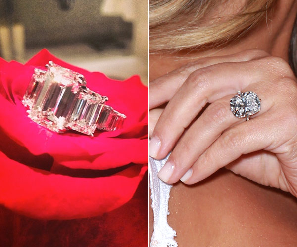 Size Does Matter: The Biggest and Best Celebrity Engagement Rings |  Entertainment Tonight