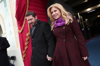 Brandon Blackstock and Kelly Clarkson
Presidential Inauguration, Washington DC, America - 21 Jan 2013