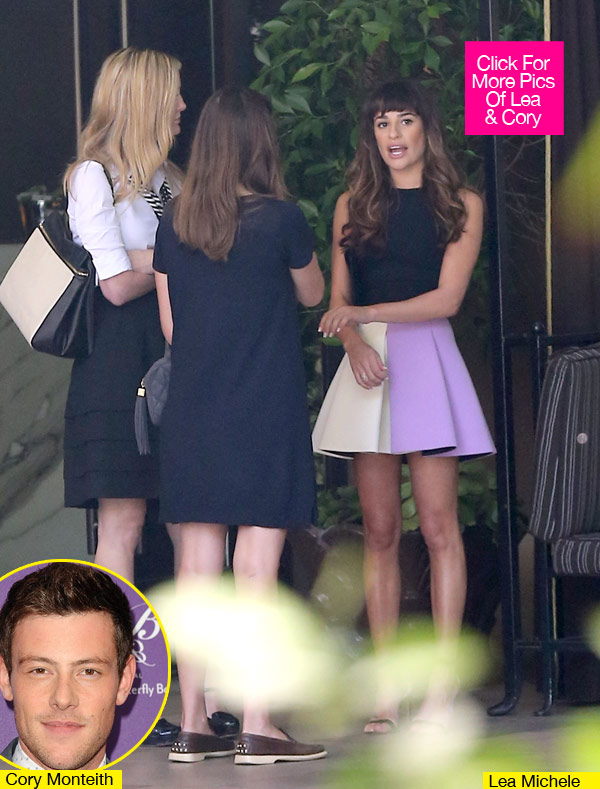 Lea Michele Cory Monteith Interview