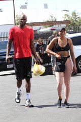 Los Angeles, CA  - *EXCLUSIVE*  - Lamar Odom and his girlfriend Sabrina Parr arrive at the DWTS studio and the ex-Lakers baller takes a minute to sign autographs for fans!

Pictured: Lamar Odom

BACKGRID USA 13 SEPTEMBER 2019 

BYLINE MUST READ: Phamous / BACKGRID

USA: +1 310 798 9111 / usasales@backgrid.com

UK: +44 208 344 2007 / uksales@backgrid.com

*UK Clients - Pictures Containing Children
Please Pixelate Face Prior To Publication*