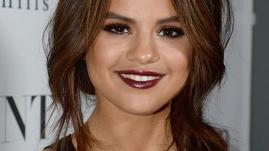 Selena Gomez Dark Red Lip