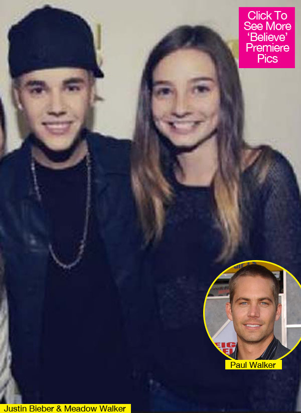 Meadow Walker Justin Bieber Premiere