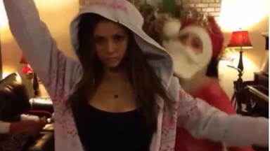 Nina Dobrev Julianne Hough Christmas dance