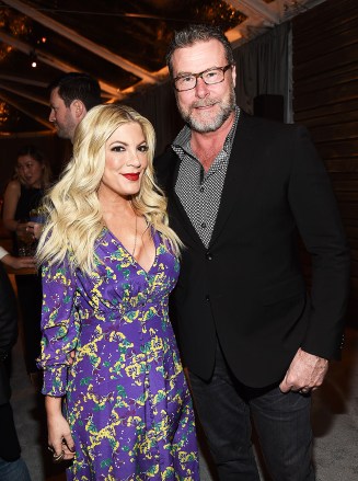 Tori Spelling and Dean McDermott at Fox Winter All-Star Party, Inside, TCA Winter Press Tour, Los Angeles, USA - February 6, 2019