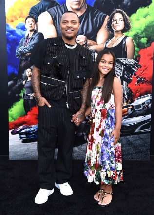 Shad "Bow Wow" Moss and his daughter Shai Moss arrive at the Los Angeles premiere of "F9: Fast & Furious 9" at the TCL Chinese Theatre on
Premiere of "F9: Fast & Furious 9", Los Angeles, United States - 18 Jun 2021