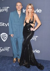 Evan Ross, Ashlee Simpson. Evan Ross, left, and Ashlee Simpson arrive at the InStyle and Warner Bros. Golden Globes afterparty at the Beverly Hilton Hotel, in Beverly Hills, Calif
77th Annual Golden Globe Awards - InStyle and Warner Bros. Afterparty, Beverly Hills, USA - 05 Jan 2020