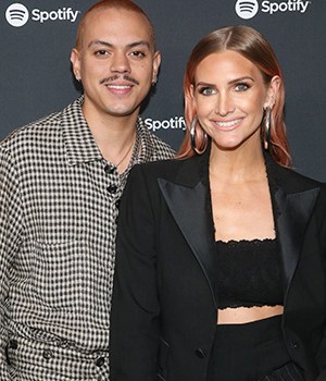 Evan Ross and Ashlee Simpson