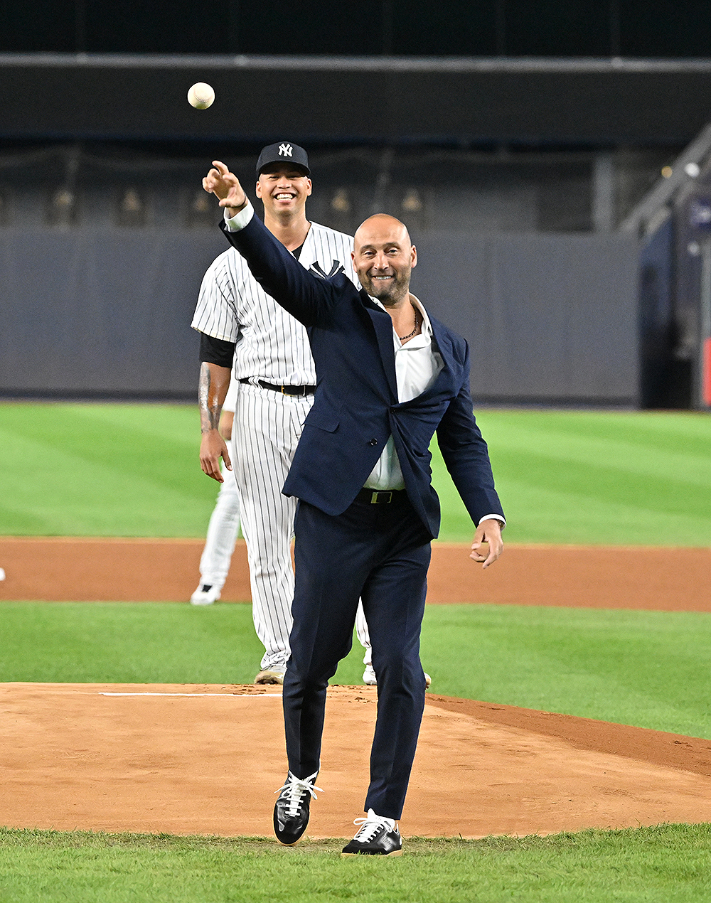 Derek Jeter Hall Of Fame Night At Yankee Stadium