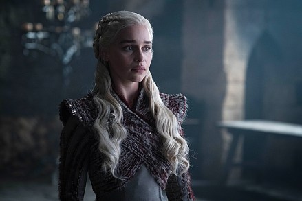 Editorial use only. No book cover usage.
Mandatory Credit: Photo by HBO/BSkyB/Kobal/Shutterstock (10222109cf)
Emilia Clarke as Daenerys Targaryen
'Game of Thrones' TV Show Season 8 - 2019
Nine noble families fight for control over the mythical lands of Westeros, while an ancient enemy returns after being dormant for thousands of years.