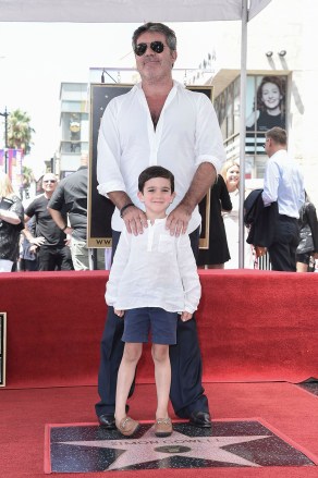 Simon Cowell, Eric Cowell. Simon Cowell and Eric Cowell attend a ceremony honoring him with a Star on the Hollywood Walk of Fame, in Los AngelesSimon Cowell Honored with a Star on the Hollywood Walk of Fame, Los Angeles, USA - 22 Aug 2018