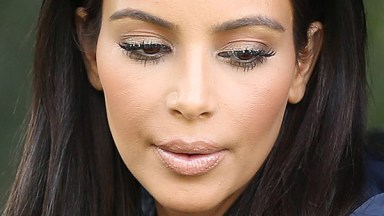Kim Kardashian Heavy Makeup