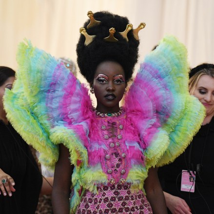 Kampın açılışını kutlayan Lupita Nyong'o Kostüm Enstitüsü Avantajı: Moda Üzerine Notlar, Gelenler, Metropolitan Sanat Müzesi, New York, ABD - 06 Mayıs 2019