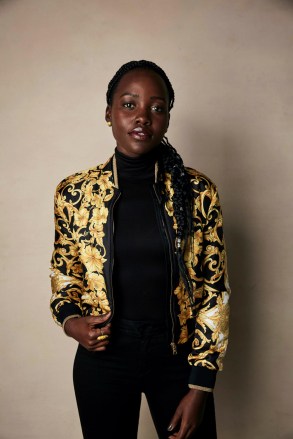 Lupita Nyong'o takes a portrait to promote the film "Little monster" at Salesforce Music Lodge during the Sundance Film Festival, in Park City, Utah Sundance Film Festival 2019 - "Little monster" Portrait Session, Park City, USA - January 28, 2019