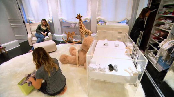 khloe kardashian baby room