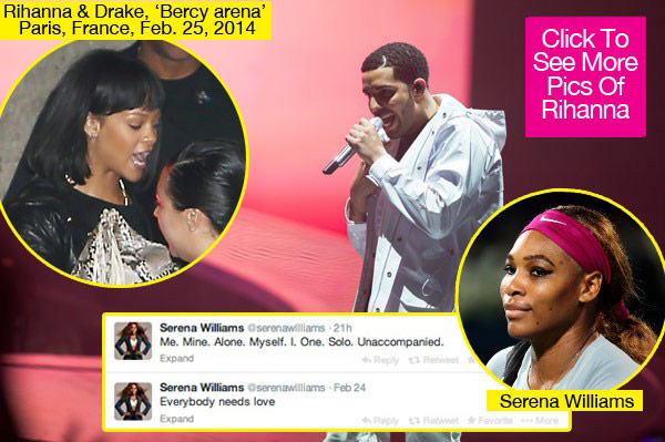 Serena Williams Rihanna Fight