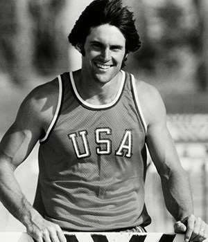 Bruce Jenner won the Decathlon in the 1976 Summer Olympic Games in Montreal. He scored a world record of 8618 points. Ca. 1976.Historical Collection