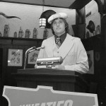 Bruce Jenner, Caitlyn Jenner Olympic decathlon champion Bruce Jenner promotes the Wheaties "Breakfast of Champions" program, during a press conference following his signing an agreement with General Mills and Wheaties, April 1977
Wheaties Jenner