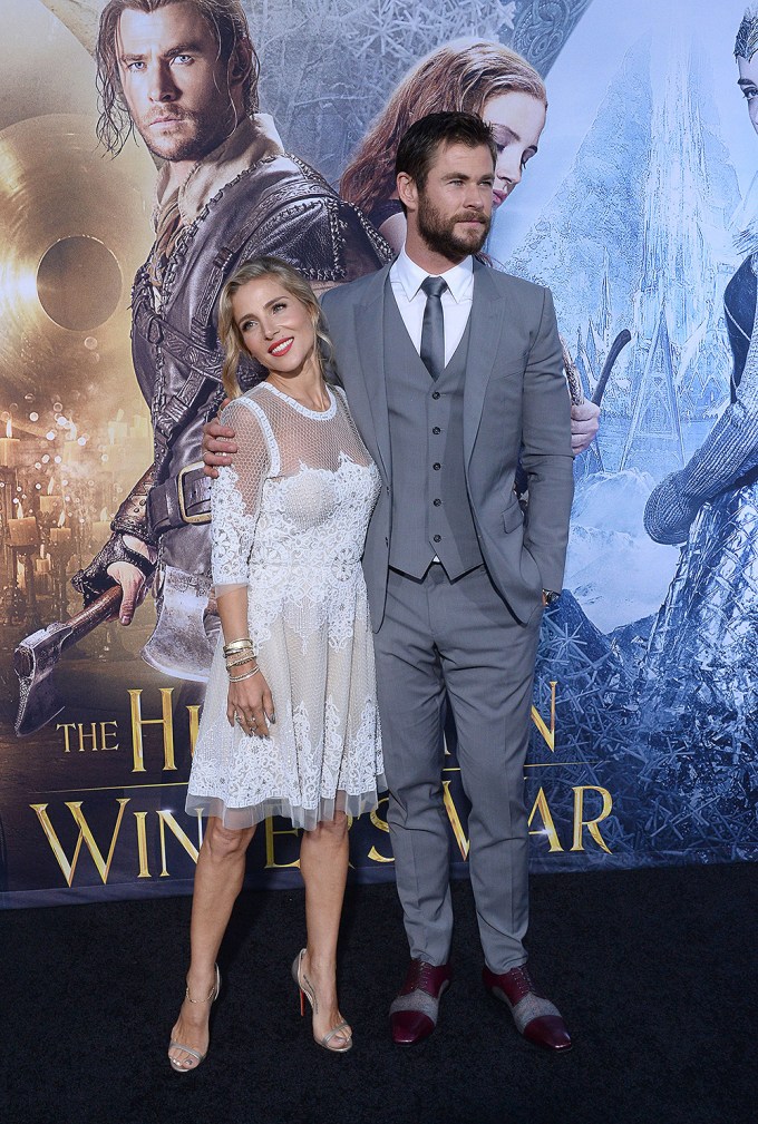 Chris Hemsworth & Elsa At The Premiere Of ‘The Huntsman: Winter’s War’