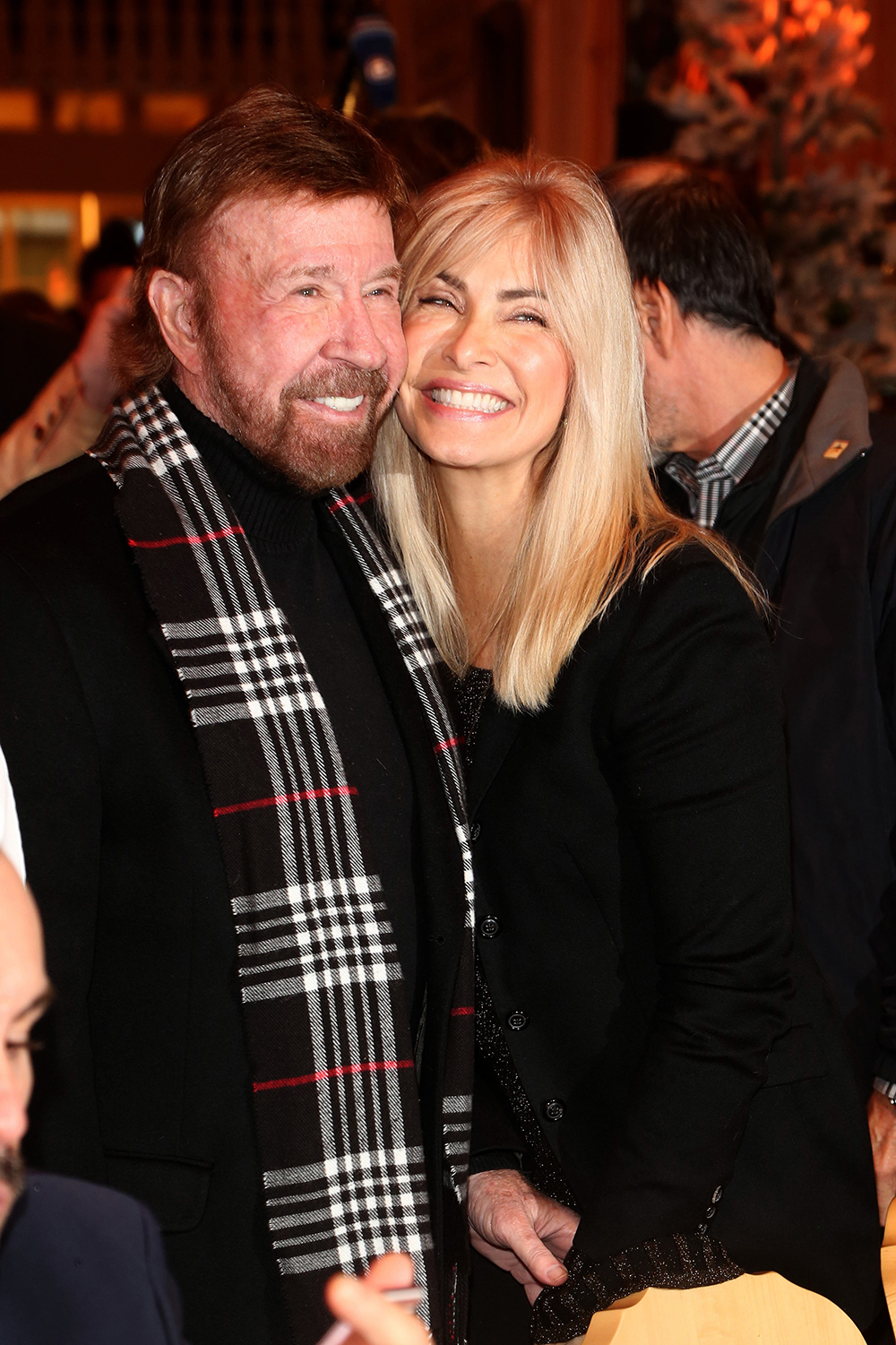 Chuck Norris and wife Gena O'Kelley Pre-opening of Gut Aiderbichl Christmas market, Henndorf, Austria - 12 Nov 2019