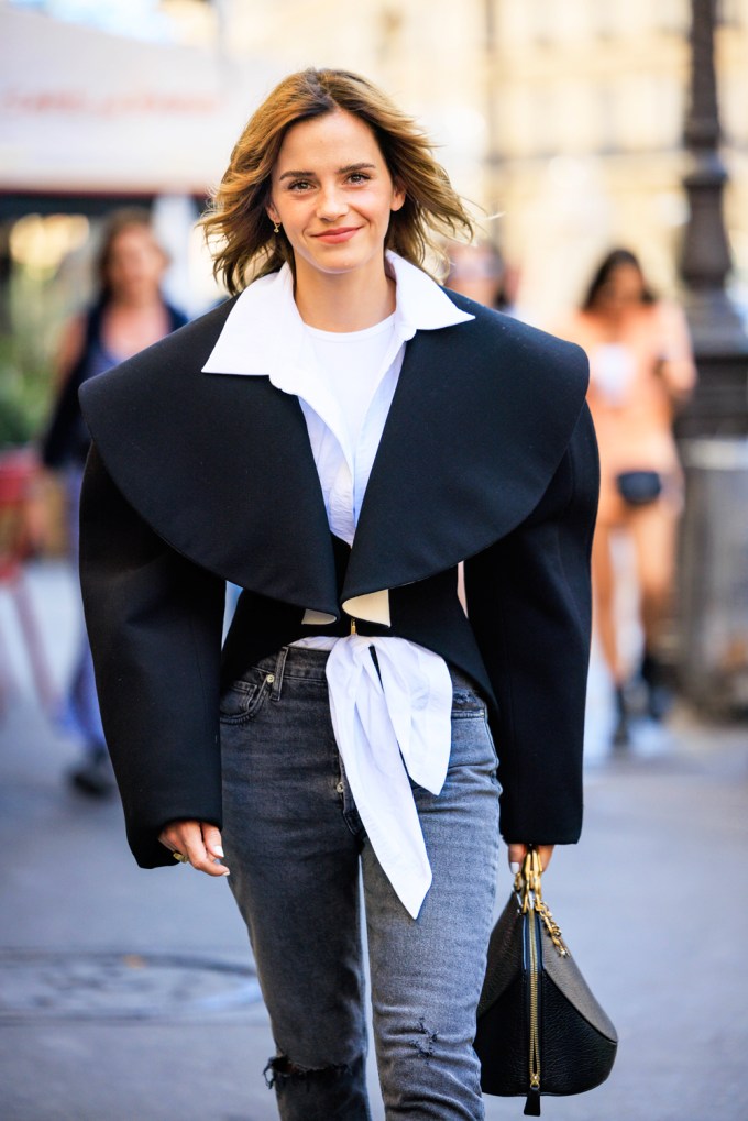 Emma Watson at Paris Fashion Week