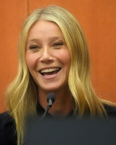 Gwyneth Paltrow testifies during her trial, in Park City, Utah. Paltrow is accused in a lawsuit of crashing into a skier during a 2016 family ski vacation, leaving him with brain damage and four broken ribs
Gwyneth Paltrow Skiing Lawsuit, Park City, United States - 22 Mar 2023