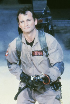 Editorial use only.  No book cover use.  Mandatory Credit: Photo by Columbia/Kobal/Shutterstock (5885744r) Bill Murray Ghostbusters - 1984 Director: Ivan Reitman Columbia USA Scene Still Ghostbusters