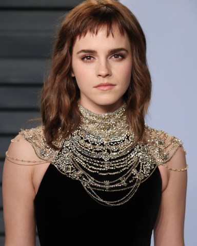 Emma Watson Vanity Fair Oscar Party, Arrivals, Los Angeles, USA - 04 Mar 2018