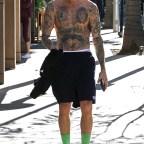 Justin Bieber seen shirtless in Beverly Hills