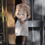 Justin Bieber shirtless at the gym in West Hollywood