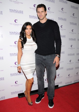 Kim Kardashian and Kris Humphries
Kim Kardashian's 31st Birthday Party at Marquee at The Cosmopolitan, Las Vegas, America - 22 Oct 2011