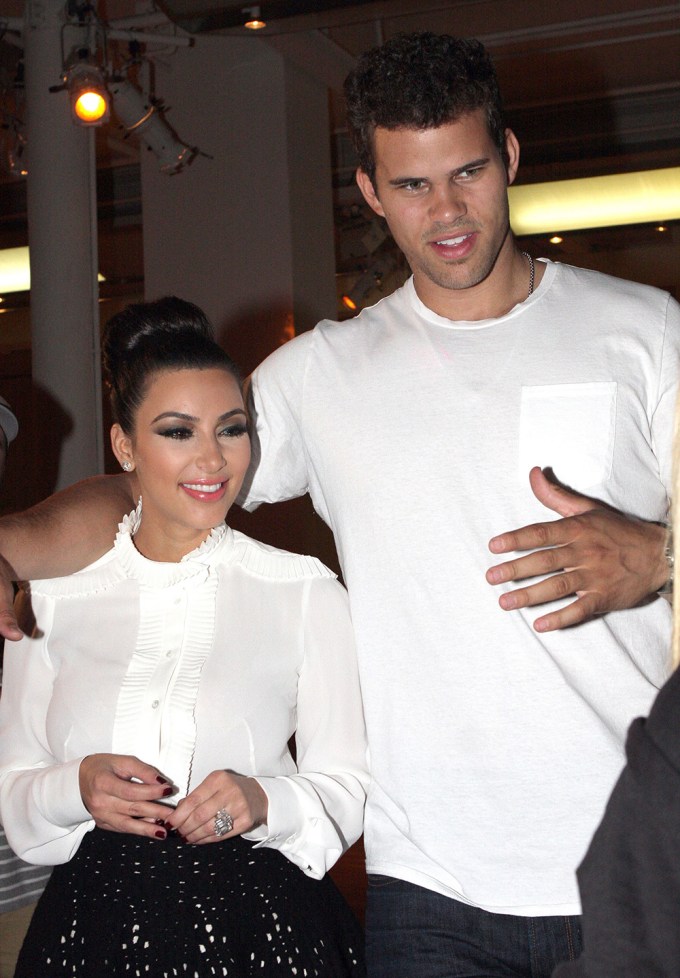 Kim Kardashian & Kris Humphries at NYFW