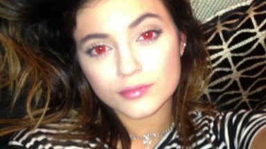 Kylie Jenner Red Eyes