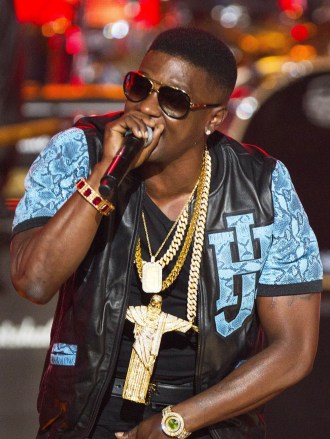 Lil Busi performs at the 2014 BET Hip Hop Awards held at the Atlanta Civic Center in Atlanta.  2014 BET Hip Hop Awards - Show, Atlanta, USA, September 20, 2014