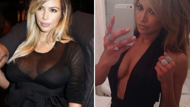 Naya Rivera Kim Kardashian Look Alike