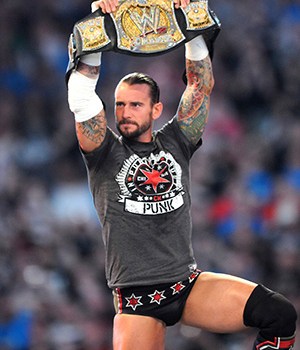 CM PunkWrestlemania XXVIII, Sun Life Stadium, Miami, America - 01 Apr 2012