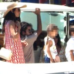 CERNOBBIO, ITALY - *EXCLUSIVE* - Actor George Clooney and his wife Amal enjoy their family holidays in the province of Como.The 61-year-old The Ocean's Eleven actor looked casual in his blue top during a boat ride with Amal who was stunned in her summer dress and hat, taking in the sights of their picturesque surroundings during the family trip.Pictured: George Clooney - Amal Clooney BACKGRID USA 13 JULY 2022 BYLINE MUST READ: COBRA TEAM / BACKGRIDUSA: +1 310 798 9111 / usasales@backgrid.comUK: +44 208 344 2007 / uksales@backgrid.com*UK Clients - Pictures Containing ChildrenPlease Pixelate Face Prior To Publication*
