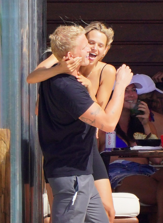 Cody Simpson packs on the PDA with Marloes Stevens
